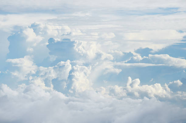 istock Beautiful clouds with blue sky landscape 1139588122