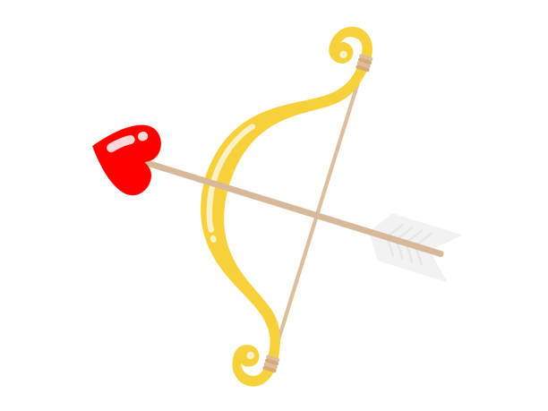 Cupid Cupid archery bow stock illustrations