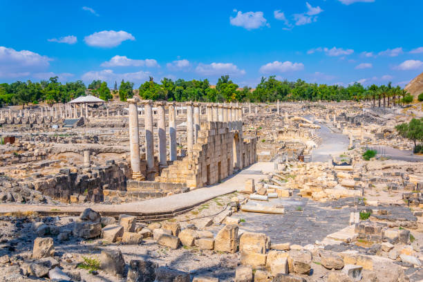 istock Beit Shean roman ruins in Israel 1139593289