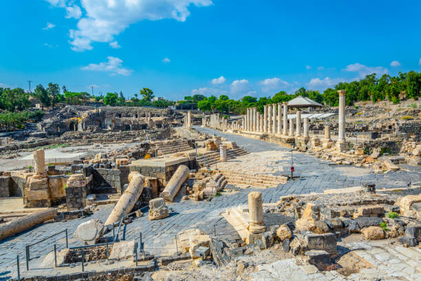 istock Beit Shean roman ruins in Israel 1139595884