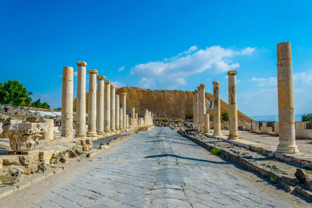istock Beit Shean roman ruins in Israel 1139596609