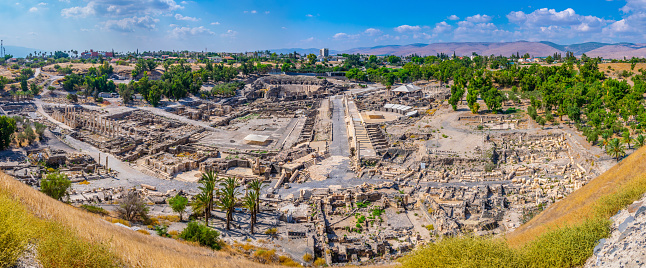 Beit Shean roman ruins in Israel