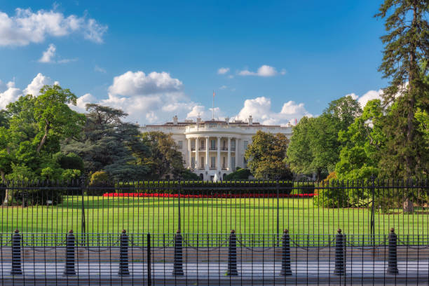 la casa blanca en washington dc - us state department fotografías e imágenes de stock