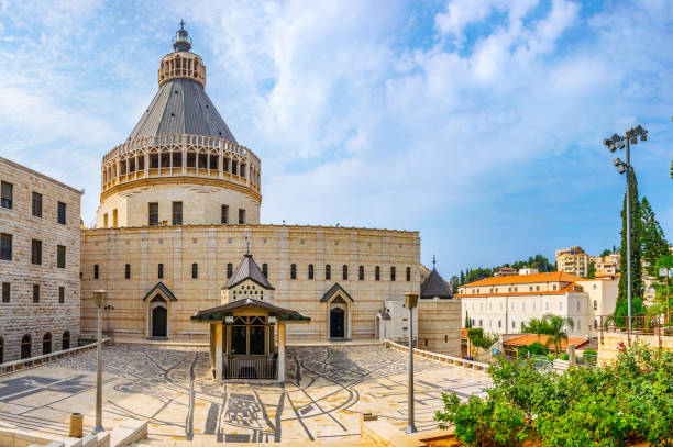 Basilica of the annunciation in Nazareth, Israel Basilica of the annunciation in Nazareth, Israel galilee photos stock pictures, royalty-free photos & images