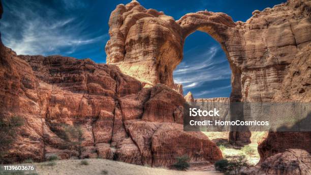 Abstract Rock Formation At Plateau Ennedi Aka Aloba Arch In Chad Stock Photo - Download Image Now