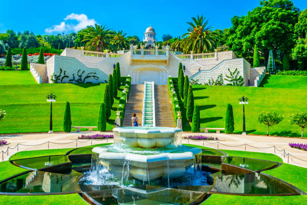 istock Beautiful Bahai gardens in Haifa, Israel 1139603754