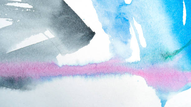 istock Watercolor drips. Abstract painting. Background 1139603993