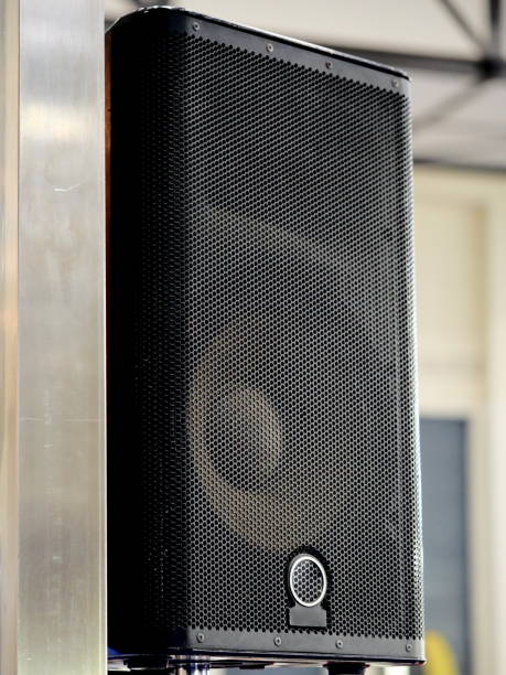 istock Concert stage with speakers 1139604800