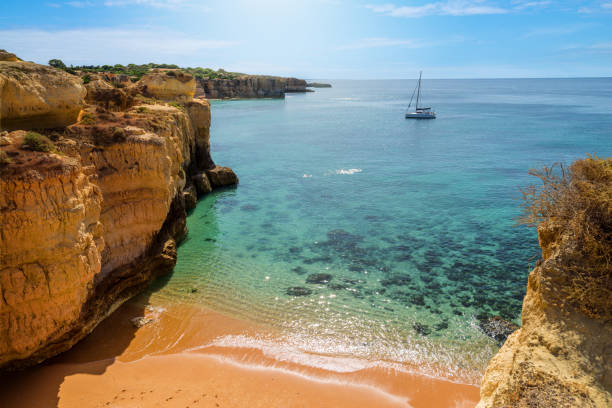istock Portuguese coast on the Algarve side 1139607657