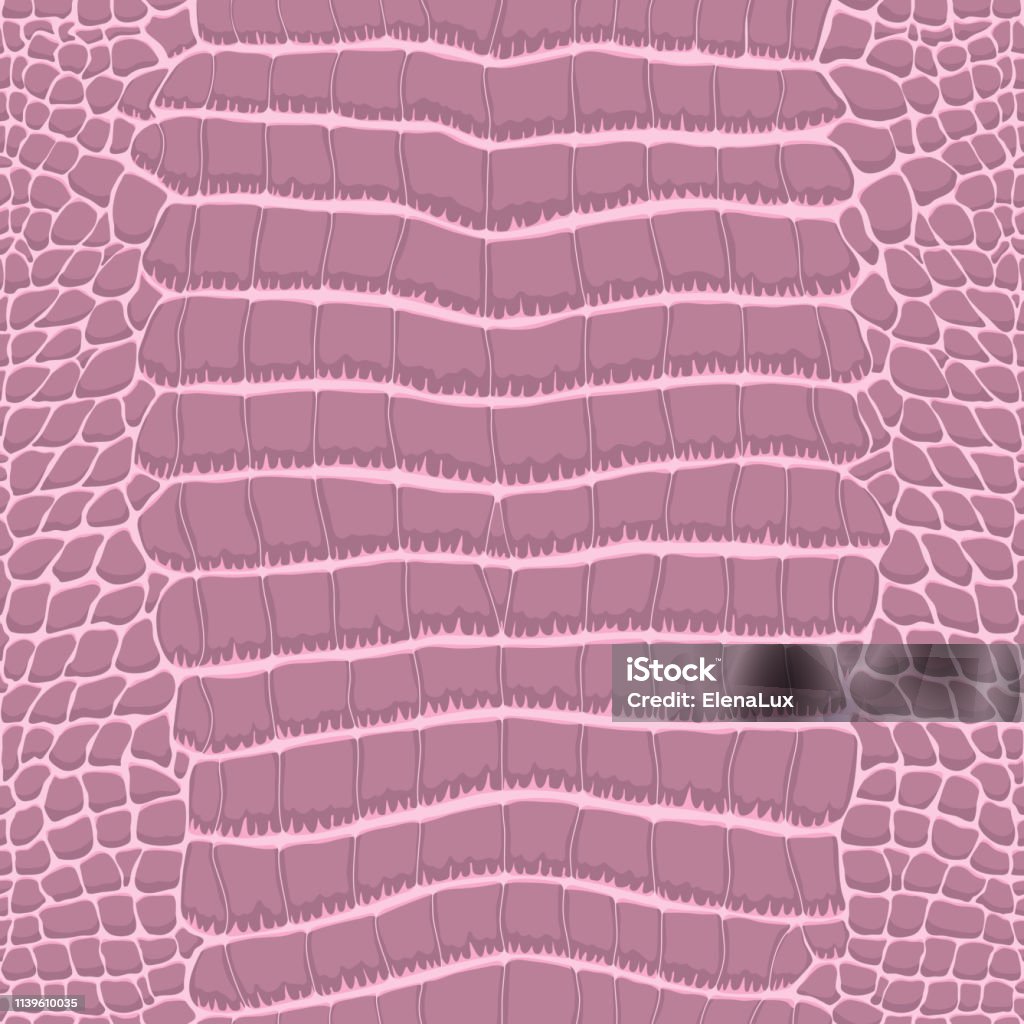 Crocodile Skin Pink Replile Seamless Pattern Animal Print Stock  Illustration - Download Image Now - iStock