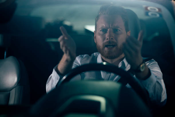 istock Businessman in car 1139615706