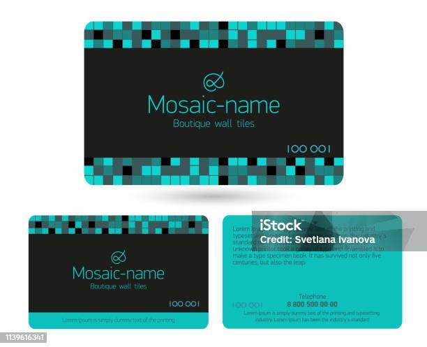 Loyalty Card Design Template Stock Illustration - Download Image Now - Loyalty Card, Abstract, Backgrounds