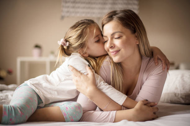 istock Big kiss for my mommy. 1139617659