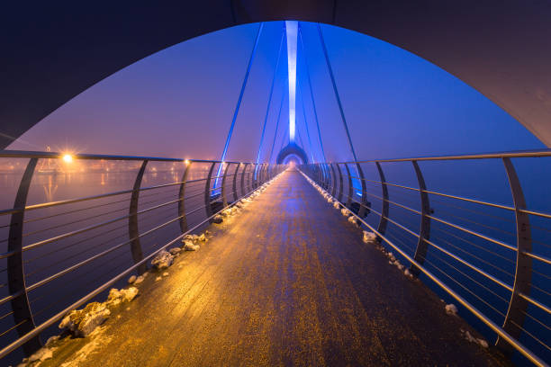 istock Solvesborgsbron pedestrian bridge in the south of Sweden 1139620230
