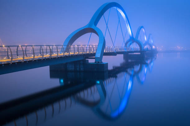 istock Solvesborgsbron pedestrian bridge in the south of Sweden 1139620912