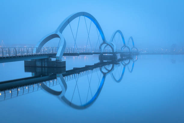 istock Solvesborgsbron pedestrian bridge in the south of Sweden 1139621263