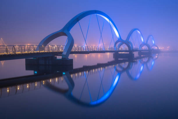 istock Solvesborgsbron pedestrian bridge in the south of Sweden 1139621612