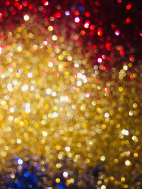 istock Christmas multicolor defocused light background with multicolored bokeh and blur background 1139625721
