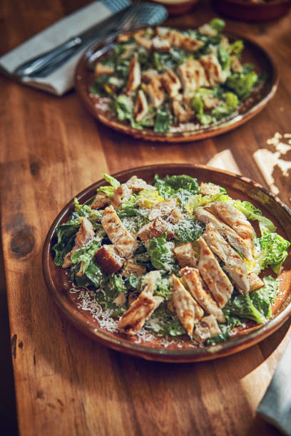istock Cesar Salad with Chicken, Lettuce and Parmesan 1139625969