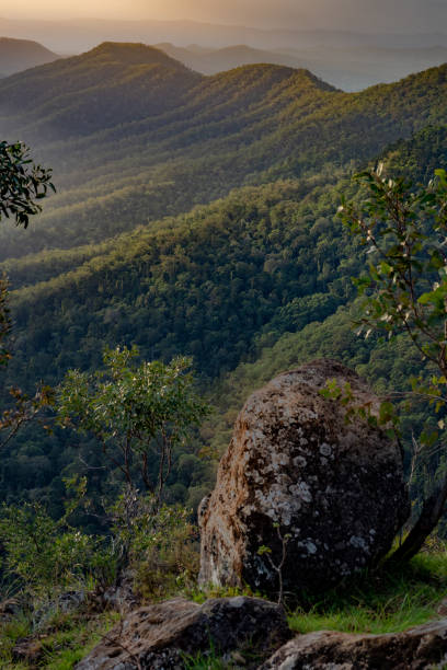 istock Sunset at the McPherson Range, Queensland, Australia 1139628687