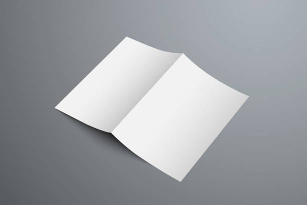 istock Vector mockup open bifold brochure for the presentation of the cover design and the back page. 1139628803