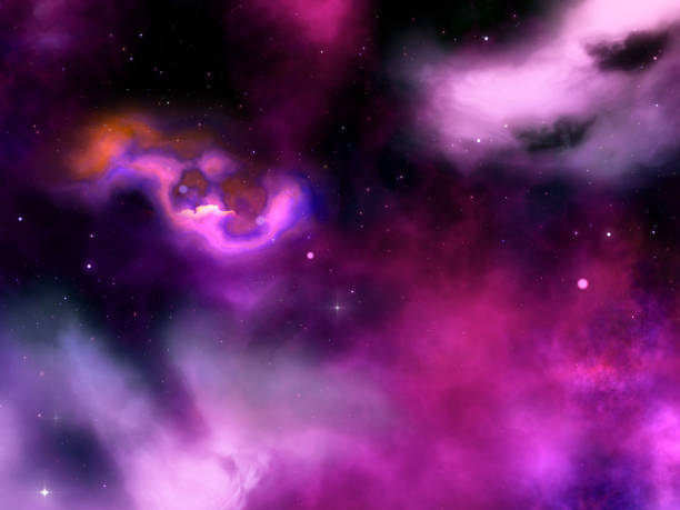 istock 3D abstract night sky with nebula and stars 1139629341