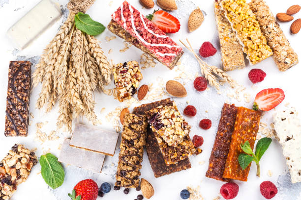 istock Homemade granola cereal bars 1139629669