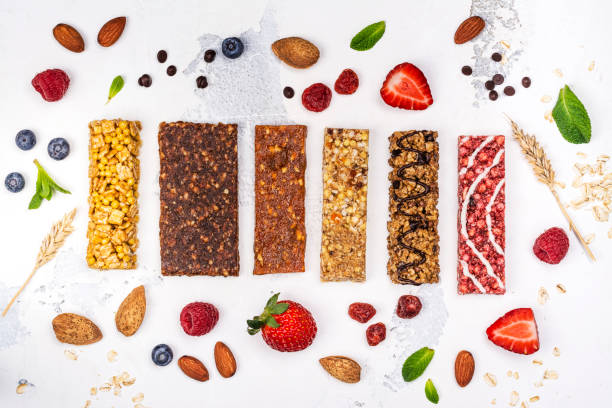 istock Homemade granola cereal bars 1139629707