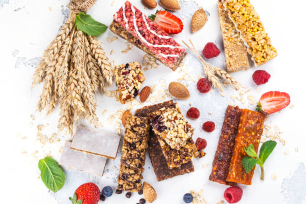 istock Homemade granola cereal bars 1139630229
