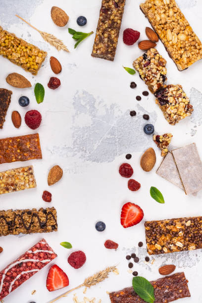 istock Homemade granola cereal bars 1139630231