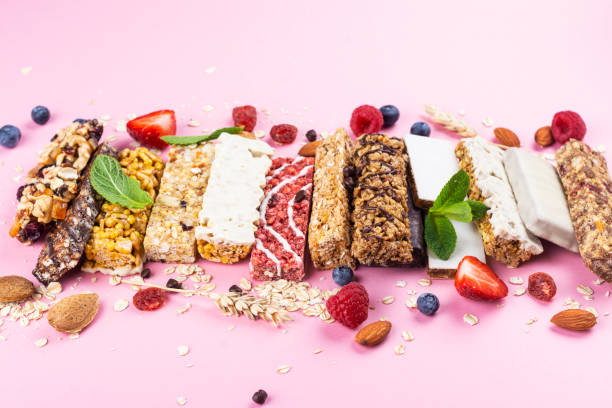 istock Homemade granola cereal bars 1139630285