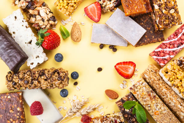 istock Homemade granola cereal bars 1139630298