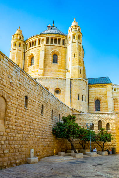 istock Franciscan monastery of dormition in Jerusalem, Israel 1139647414