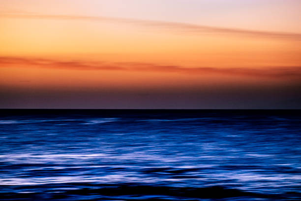 istock Water with stretch movement motion effect and coloured sky - sunset time with touristic and vacation concept 1139652123