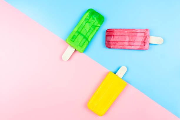 istock Ice cream stick on color background 1139652715