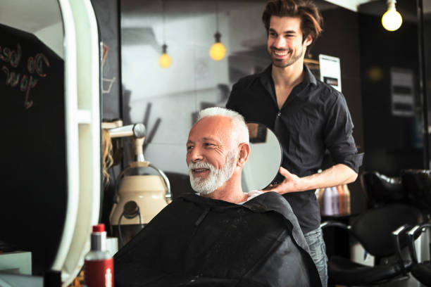 29,800+ Old Man Haircut Stock Photos, Pictures & Royalty-Free Images ...