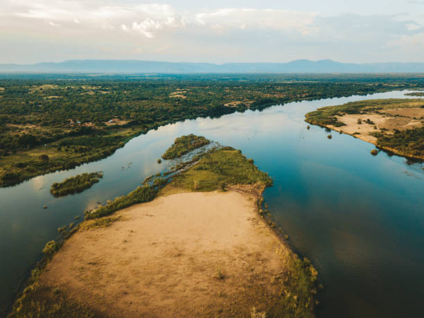 istock panoramic view over the zambezi river at sunset 1139659207