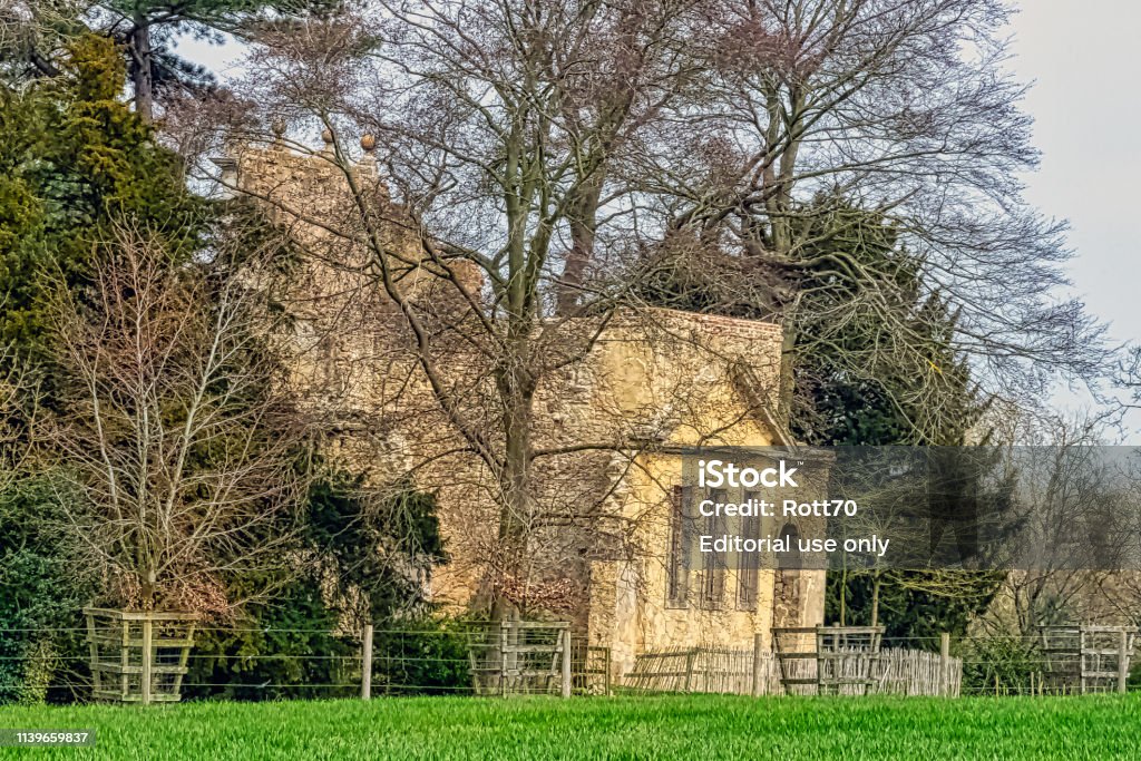 Ruined Temple Of Friendship On Hawkwell Field In Stowe Buckinghamshire