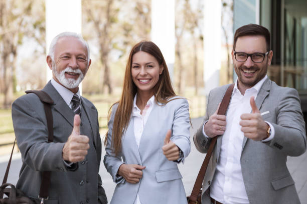 istock Business team with thumbs up 1139660557