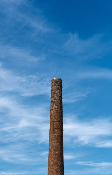 old factory chimney factory - 15851 imagens e fotografias de stock