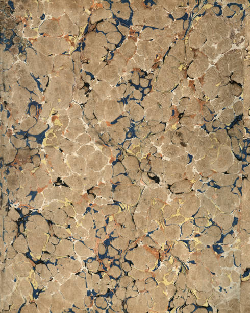 istock Vintage marbled paper background 1139664405