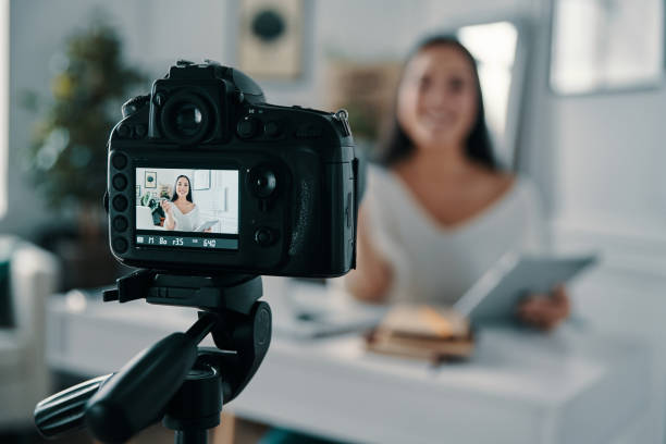 istock Blogging is her life. 1139664615