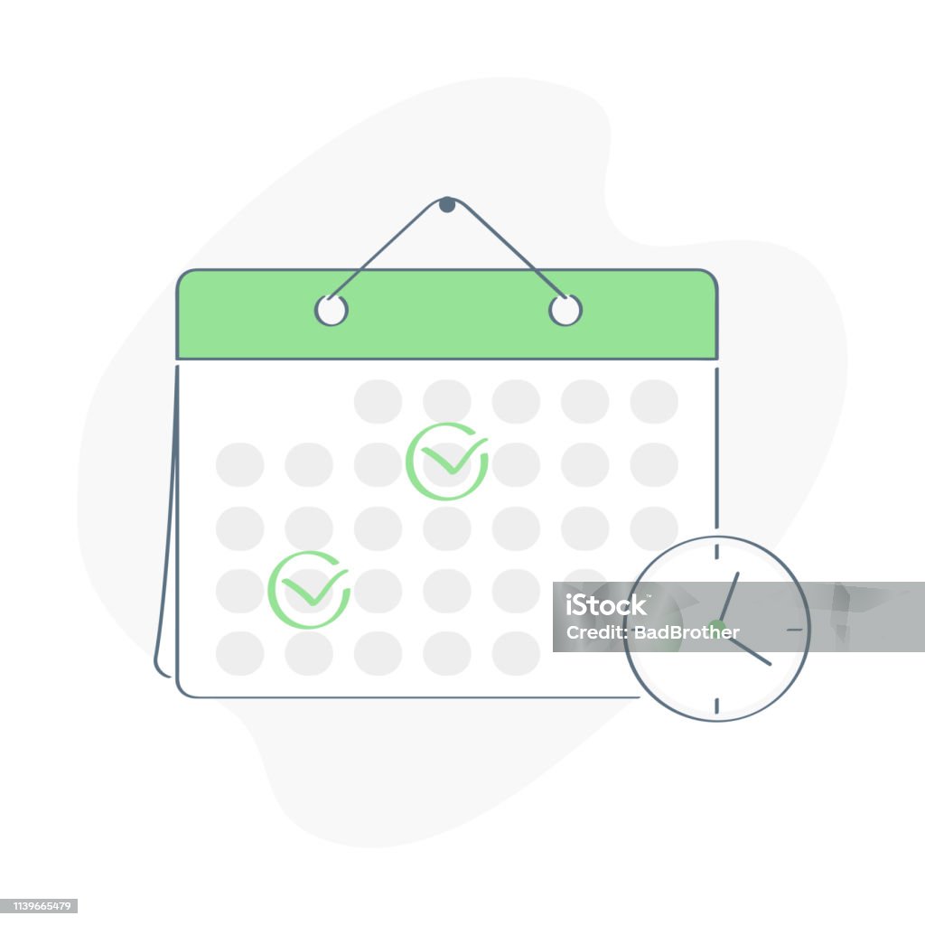 Cartoon Character Make An Online Schedule Stock Illustration - Download Image Now - Calendar, Personal Organizer, Countdown - iStock Cartoon Character Make An Online Schedule Stock Illustration - Download Image Now - Calendar, Personal Organizer, Countdown - iStock