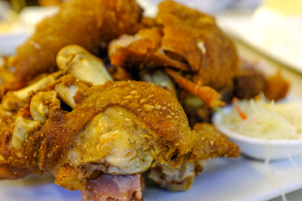 istock Very delicious deep-fried pork knuckles 1139667637