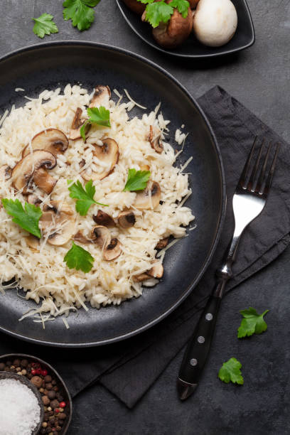 istock Delicious mushrooms risotto 1139672798