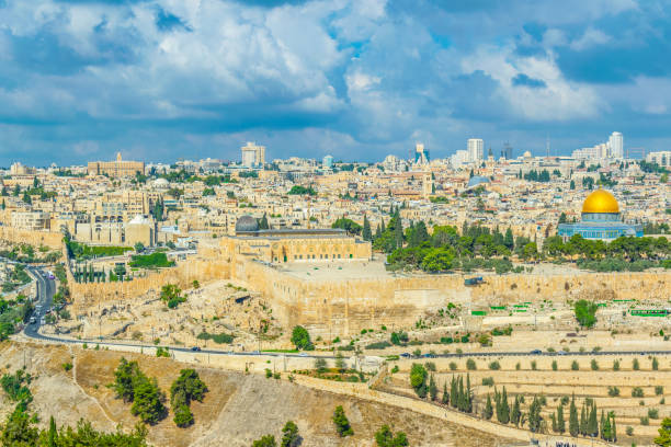 istock Jerusalem viewed from the mount of olives, Israel 1139676461