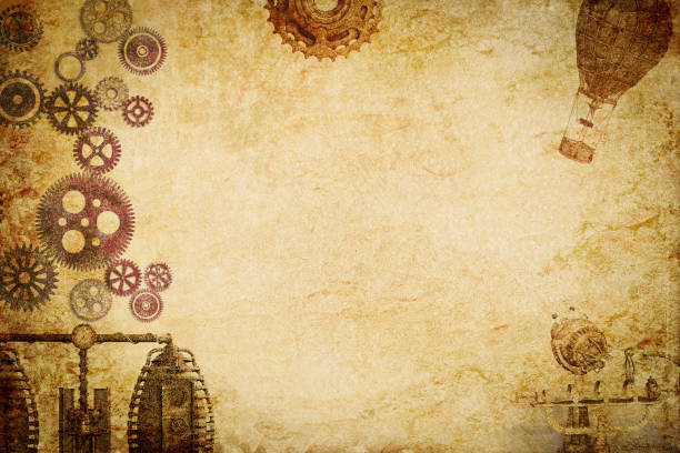 istock steampunk machine n gears paper background 1139678893