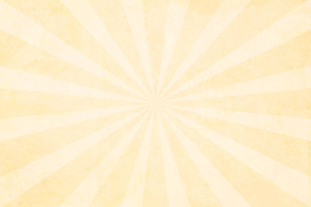 istock Vector illustration of a grungy yellow beige coloured sunburst 1139679246