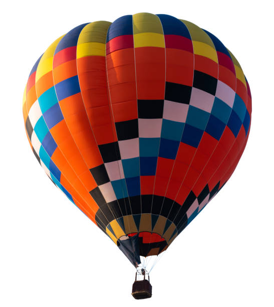 istock Hot air balloon isolated on white background. 1139682913
