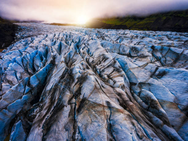 istock Svinafellsjokull Glacier in Vatnajokull, Iceland. 1139683055